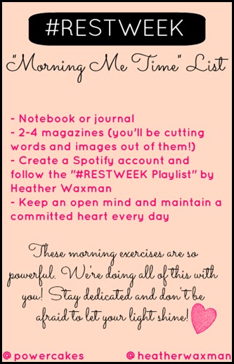 RestWeekMorningMeTime