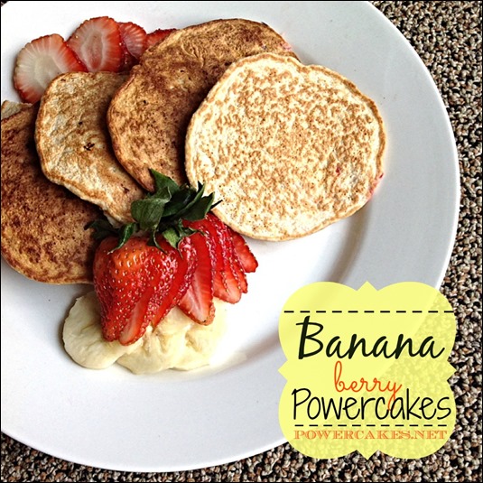 BANANA BERRY POWERCAKES