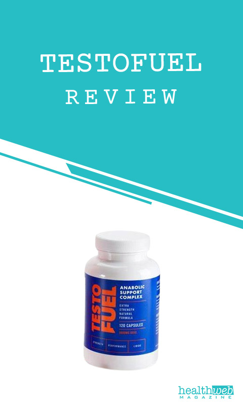 TestoFuel Supplement Bottle – Natural Testosterone Booster for Muscle Growth