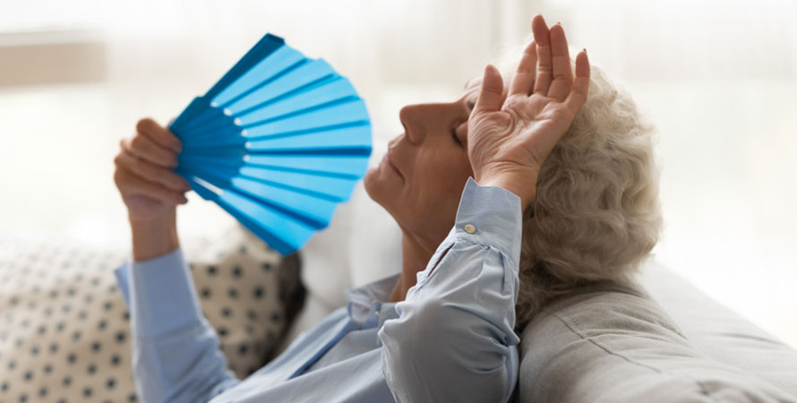 Hot flashes and nausea