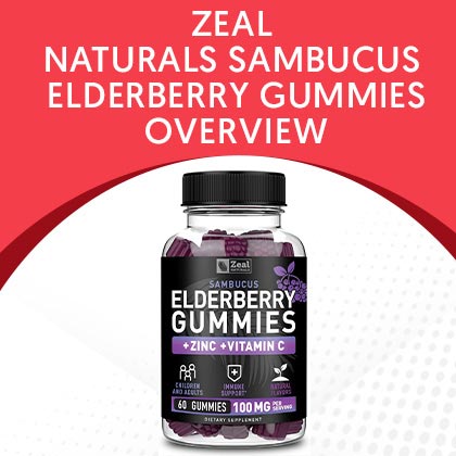 Zeal Naturals Sambucus Elderberry Gummies
