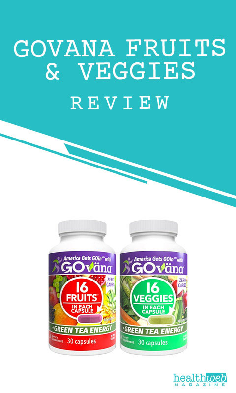 Govana Fruits & Veggies Bottle – Dietary Supplement for Daily Nutrition