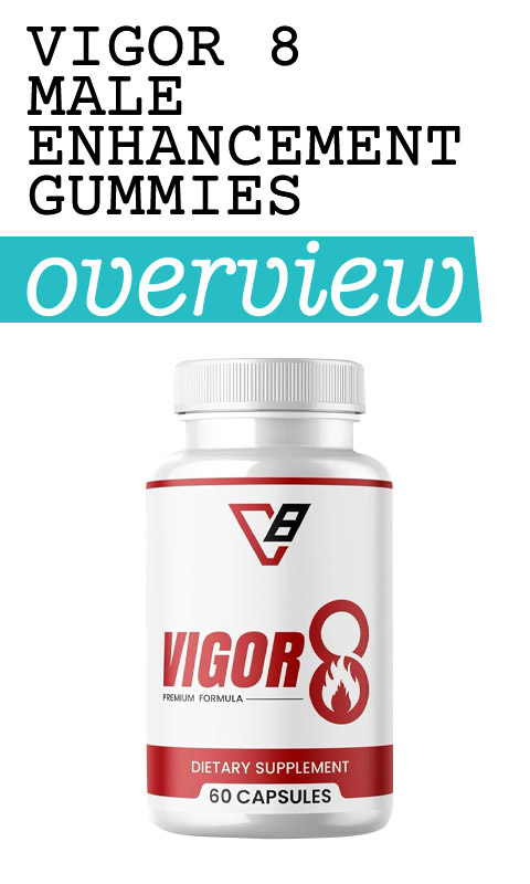 Vigor 8 Male Enhancement Gummies Review – Bottle Image of Male Libido Supplement
