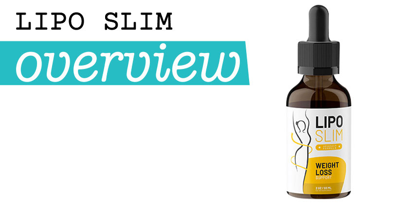 Lipo Slim Review – Natural Weight Loss Supplement Bottle to Support Fat Burning and Metabolism