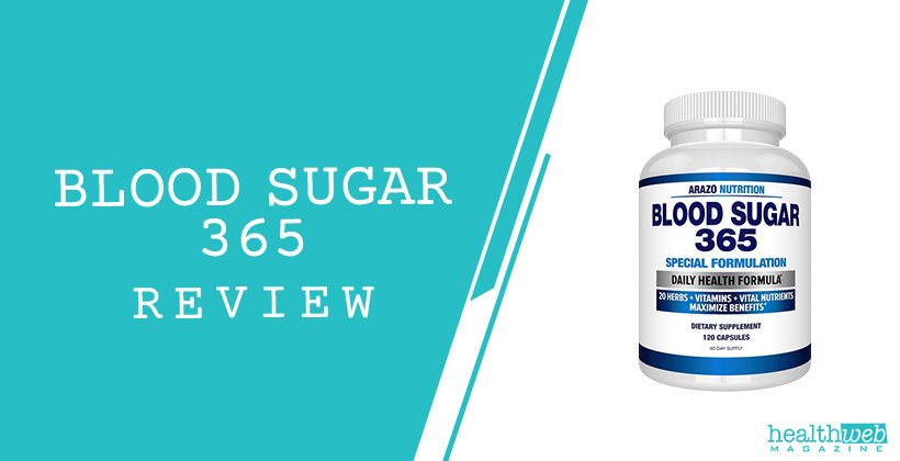 Blood Sugar 365 Review – Natural Blood Sugar Support Supplement Bottle