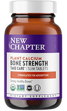 New Chapter Bone Strength Review – Plant-Based Calcium Supplement Bottle