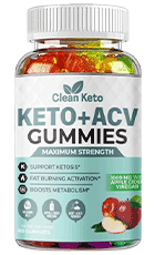 Clean Keto + ACV Gummies Review | Bottle of Clean Keto + ACV Gummies