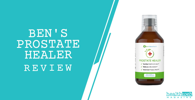 Ben's Prostate Healer Review – Herbal Liquid Supplement Bottle for Prostate and Urinary Health