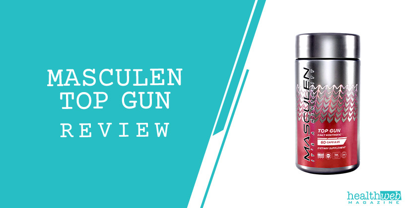 Masculen Top Gun Review – Daily Nootropic Supplement Bottle