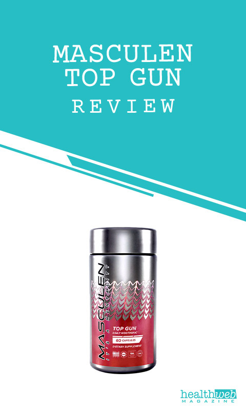 Masculen Top Gun Review – Daily Nootropic Supplement Bottle