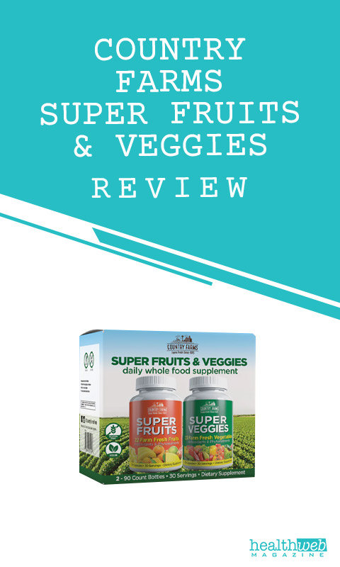 Country Farms Super Fruits & Veggies Capsules Review – Bottle Image