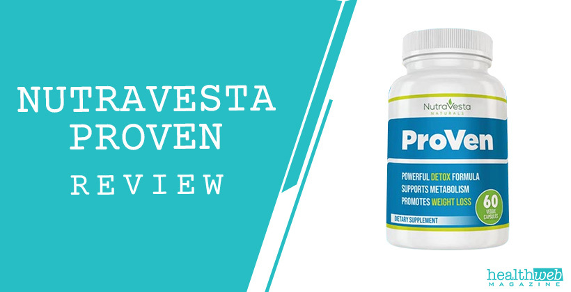 NutraVesta ProVen Review Bottle – Natural Weight Loss Detox