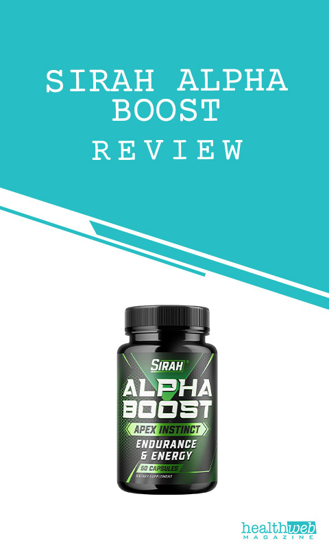 Sirah Alpha Boost Review – Male Vitality and Stamina Support Supplement Bottle