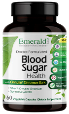 Emerald Blood Sugar Review – Glucose Support Supplement Bottle
