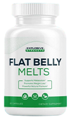 Flat Belly Melts Supplement Bottle – Dissolvable Weight Loss Tablets | Flat Belly Melts Review