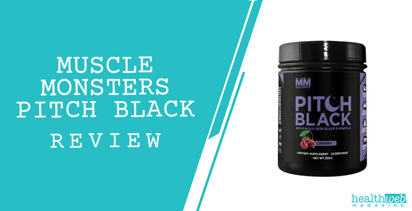 Muscle Monsters Pitch Black Bottle – Advanced Pre-Workout Supplement for Strength and Endurance