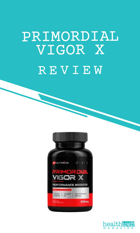 Primordial Vigor X Review | Male Sexual Health Supplement Bottle