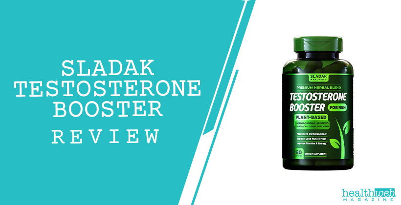 Sladak Testosterone Booster Bottle – Male Vitality & Performance Supplement