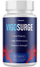 VigoSurge Review – Herbal Supplement Bottle for Male Wellness