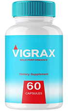 Vigrax Review – Bottle Image of Male Performance Capsules