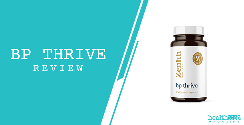 BP Thrive Review – Blood Pressure Support Supplement Bottle