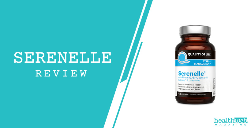 Serenelle Review – Stress Relief Supplement Bottle for Calm and Balance