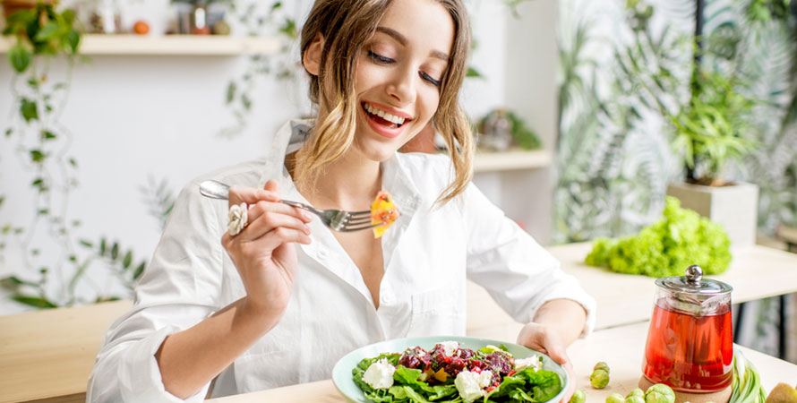 Eat plenty of vegetables